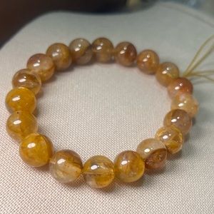 High Quality Golden Healer 10mm Crystal Gemstone Bracelet